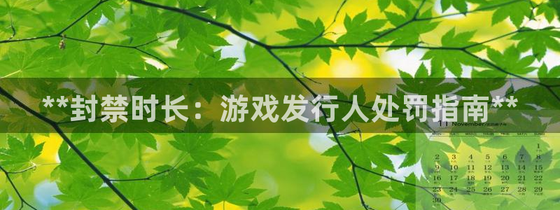 天辰娱乐百度百科：**封禁时长：游戏发行人处罚指南**