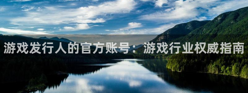 天辰平台注册登录地址：游戏发行人的官方账号：游戏行业权威指南
