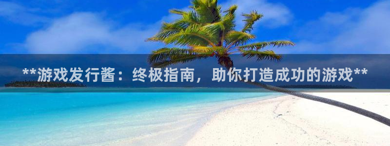 天辰娱乐的老板是谁啊：**游戏发行酱：终极指南，助你打造成功的游戏**