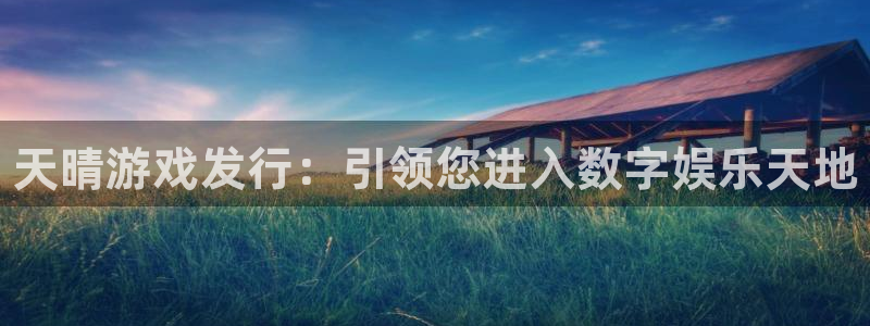 天辰平台想 58534I 平台：天晴游戏发行：引领您进入数字娱乐天地