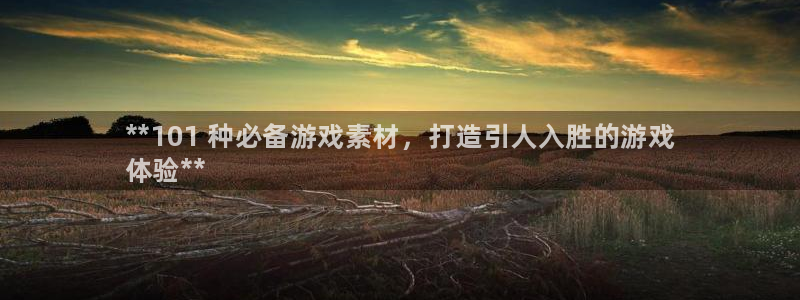 天辰网建设网：**101 种必备游戏素材，打造引人入胜的游戏
体验**